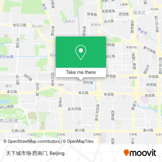 天下城市场-西南门 map