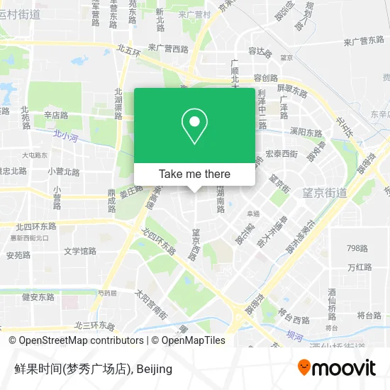 鲜果时间(梦秀广场店) map