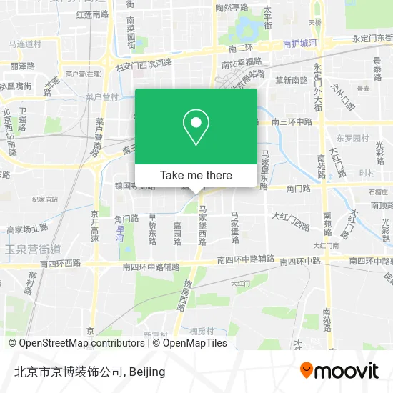 北京市京博装饰公司 map