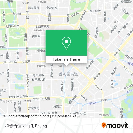 和馨怡佳-西1门 map