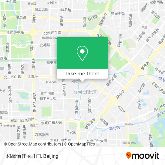 和馨怡佳-西1门 map