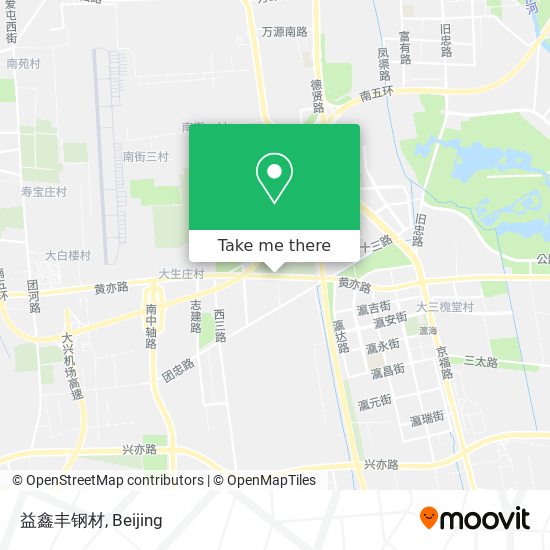 益鑫丰钢材 map