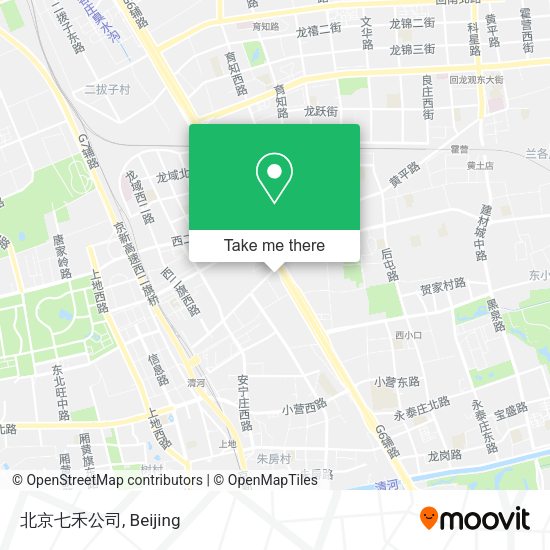 北京七禾公司 map