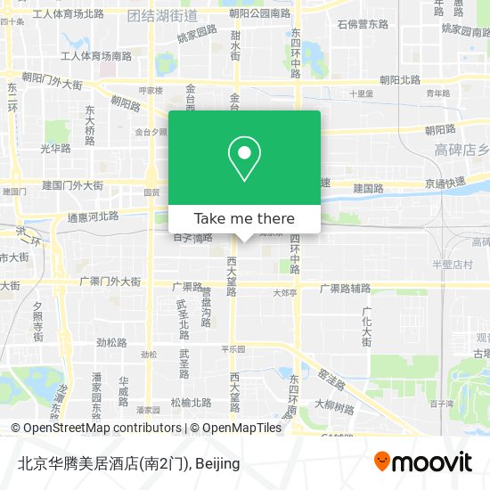 北京华腾美居酒店(南2门) map