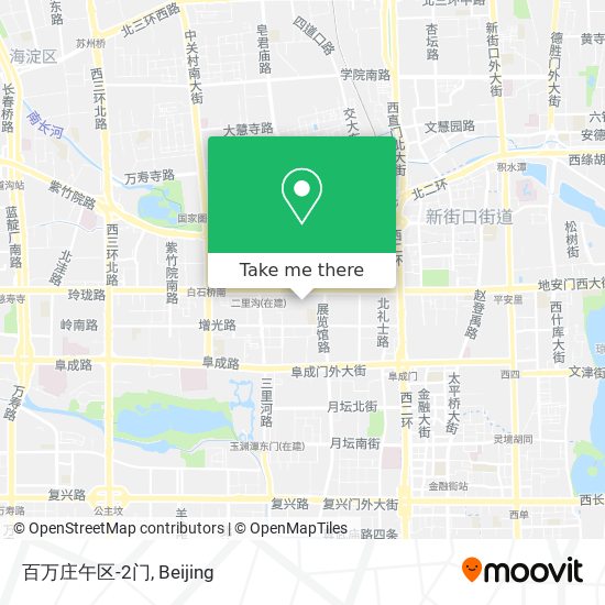 百万庄午区-2门 map