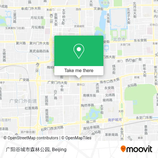 广阳谷城市森林公园 map