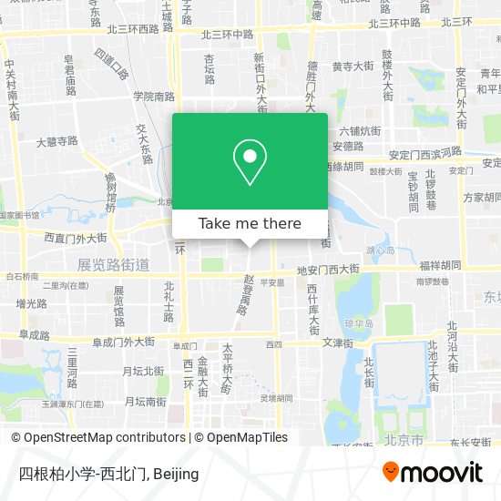 四根柏小学-西北门 map