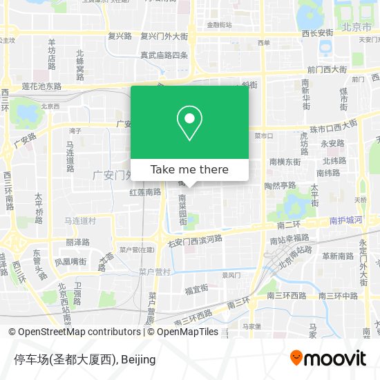 停车场(圣都大厦西) map