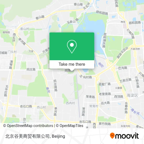 北京谷美商贸有限公司 map