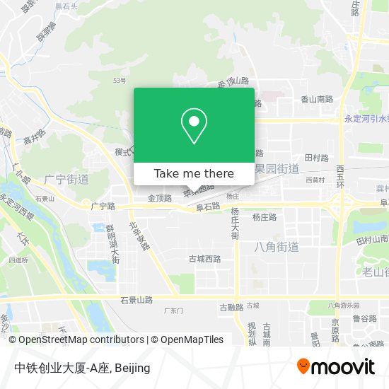 中铁创业大厦-A座 map