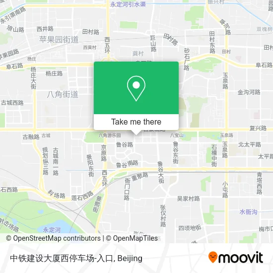中铁建设大厦西停车场-入口 map
