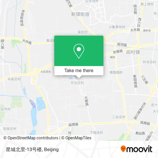 星城北里-13号楼 map