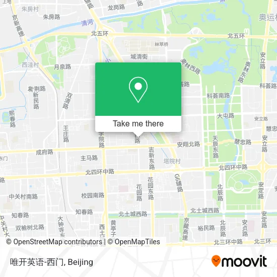 唯开英语-西门 map