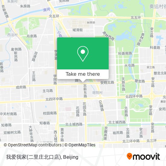 我爱我家(二里庄北口店) map