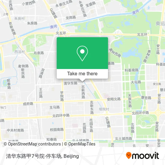 清华东路甲7号院-停车场 map