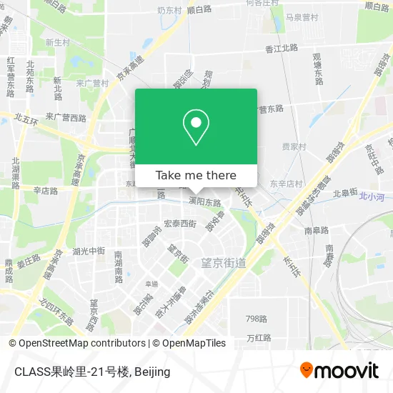 CLASS果岭里-21号楼 map