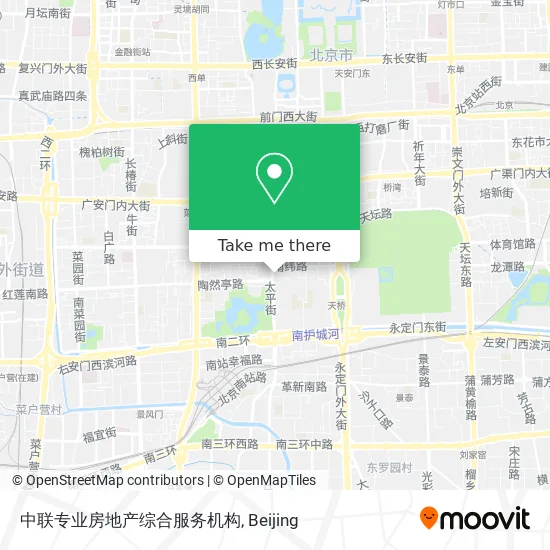 中联专业房地产综合服务机构 map
