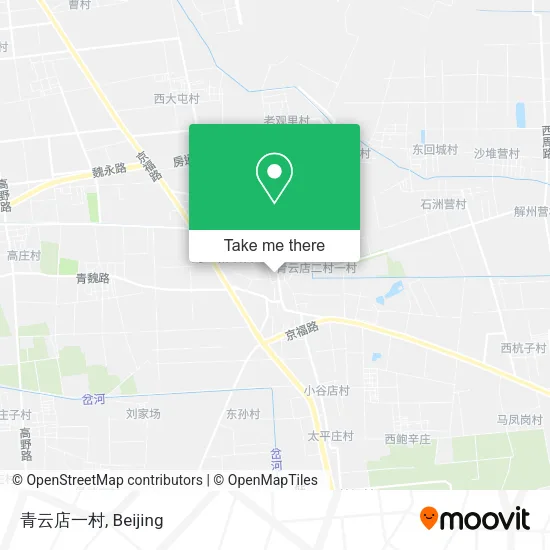 青云店一村 map