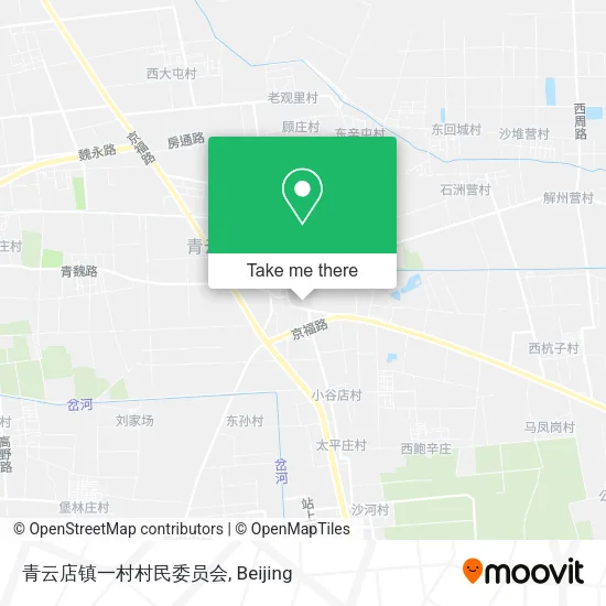 青云店镇一村村民委员会 map
