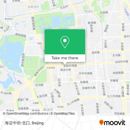 海淀中街-北口 map
