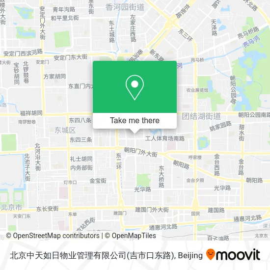 北京中天如日物业管理有限公司(吉市口东路) map