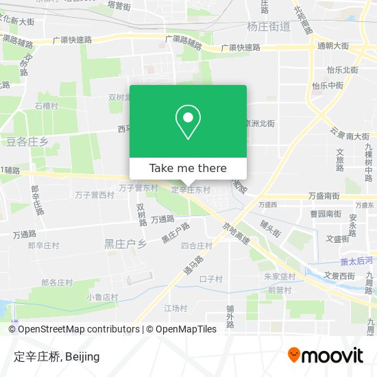 定辛庄桥 map