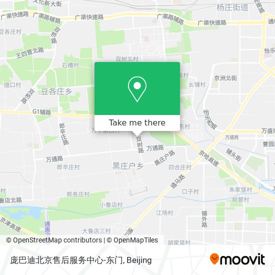 庞巴迪北京售后服务中心-东门 map