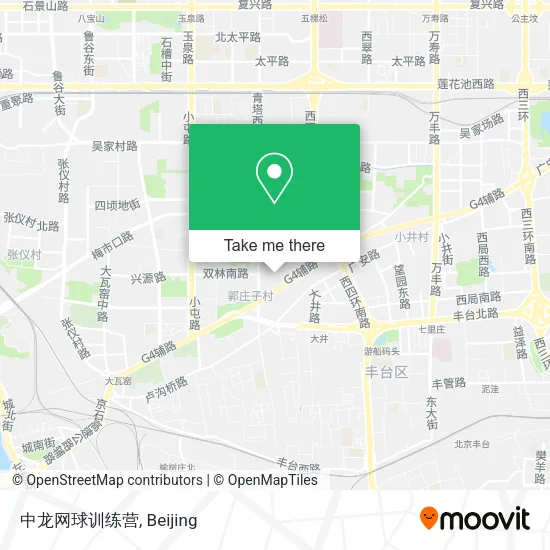 中龙网球训练营 map