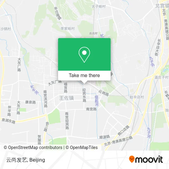 云尚发艺 map