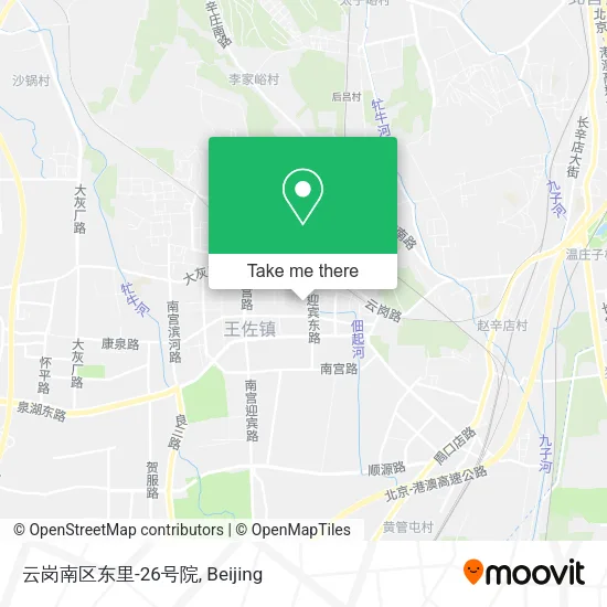 云岗南区东里-26号院 map