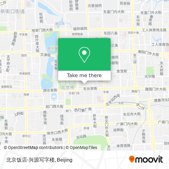 北京饭店-兴源写字楼 map