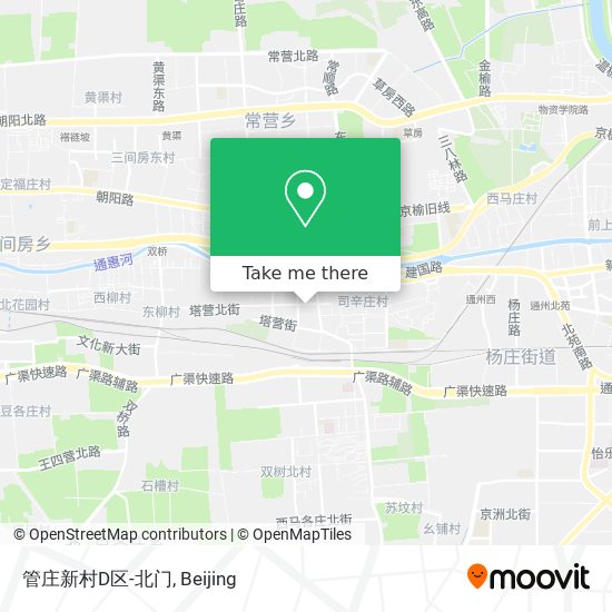 管庄新村D区-北门 map