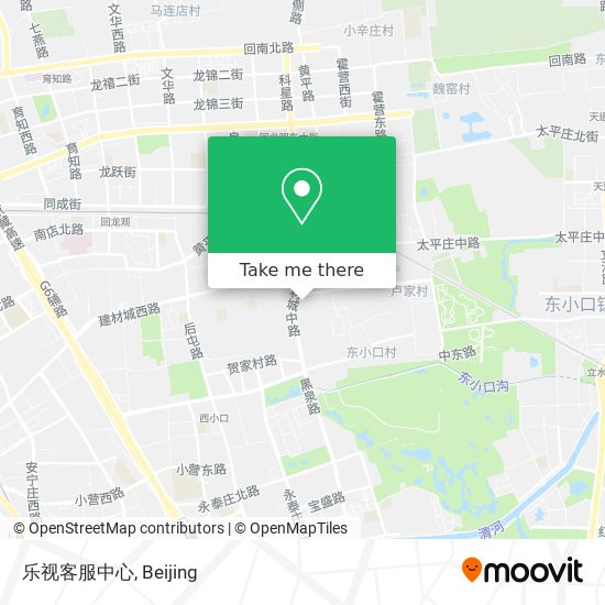 乐视客服中心 map