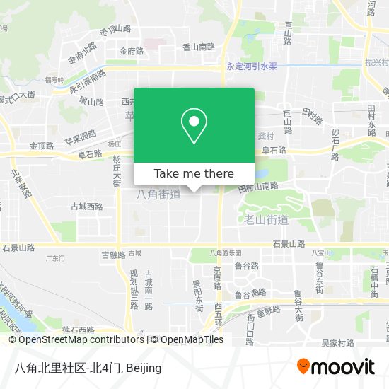 八角北里社区-北4门 map