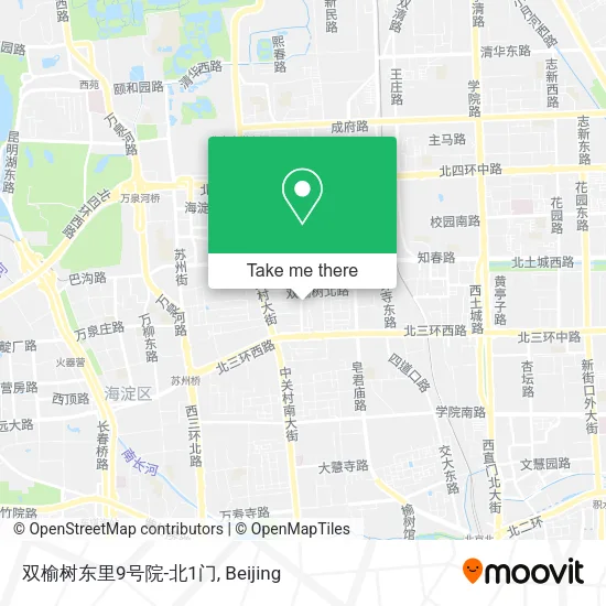 双榆树东里9号院-北1门 map