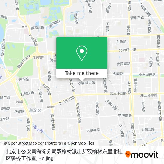 北京市公安局海淀分局双榆树派出所双榆树东里北社区警务工作室 map