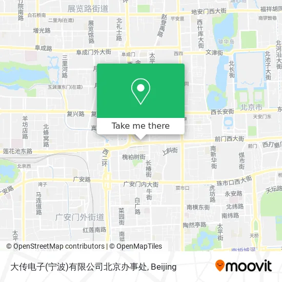 大传电子(宁波)有限公司北京办事处 map
