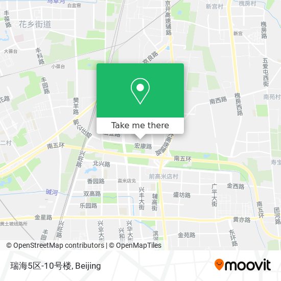 瑞海5区-10号楼 map