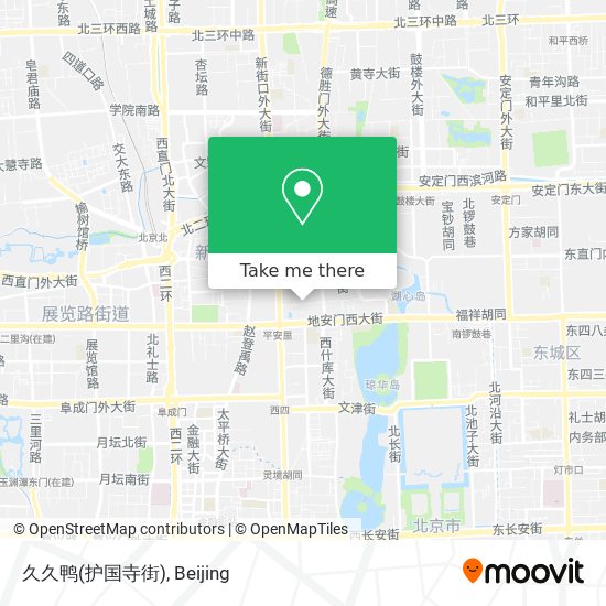 久久鸭(护国寺街) map