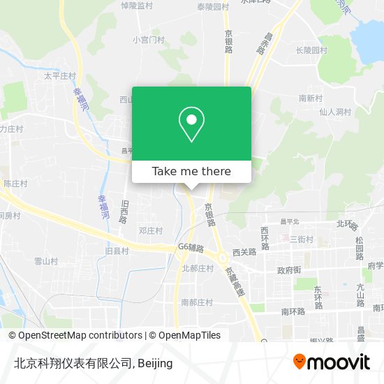 北京科翔仪表有限公司 map