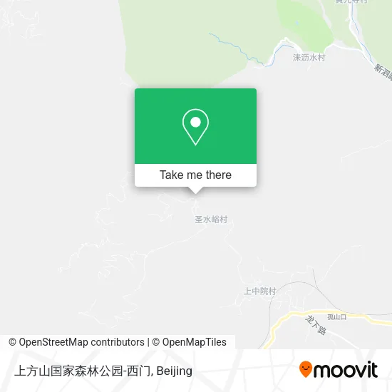 上方山国家森林公园-西门 map