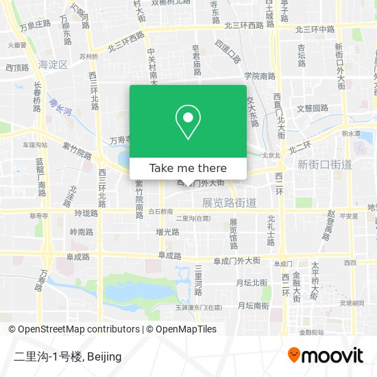 二里沟-1号楼 map