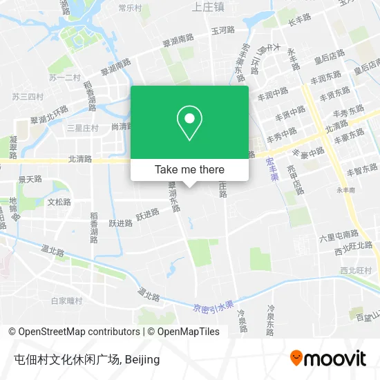 屯佃村文化休闲广场 map