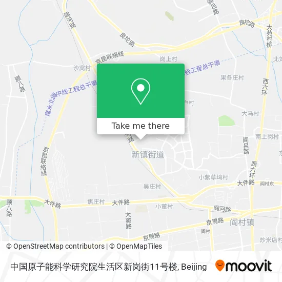 中国原子能科学研究院生活区新岗街11号楼 map