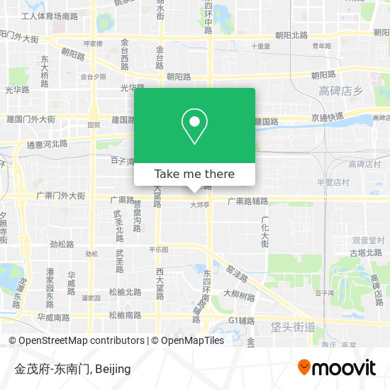 金茂府-东南门 map