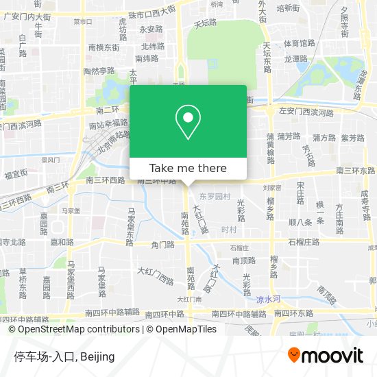 停车场-入口 map