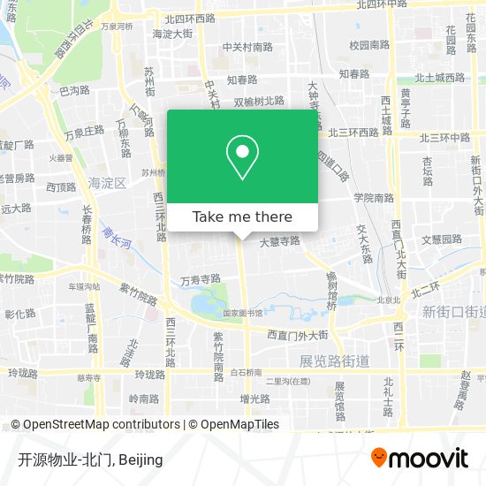开源物业-北门 map