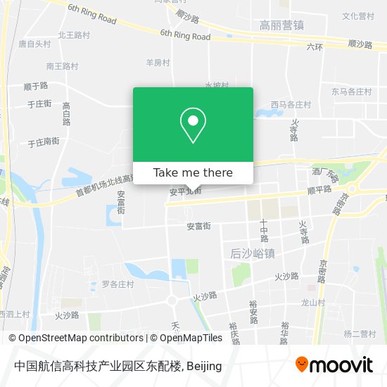 中国航信高科技产业园区东配楼 map