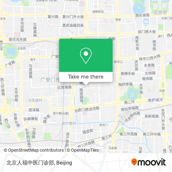 北京人福中医门诊部 map