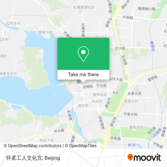 怀柔工人文化宫 map